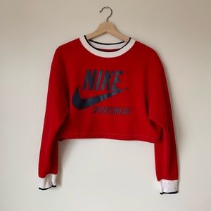 Reversible Nike cropped crew neck